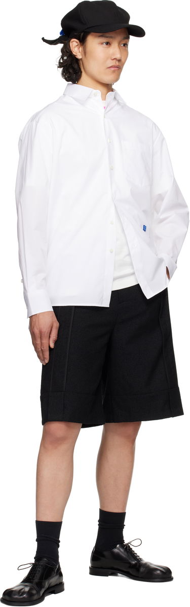 Košulja ADER ERROR ADER error Sig TRS Tag 01 Button-Down Shirt Bijela | BO42FYSH0101WH, 3