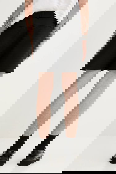 Kratke hlače Nanushka Nanushka Ollie Wool Blend Shorts Crna | NM25SSST12699, 2