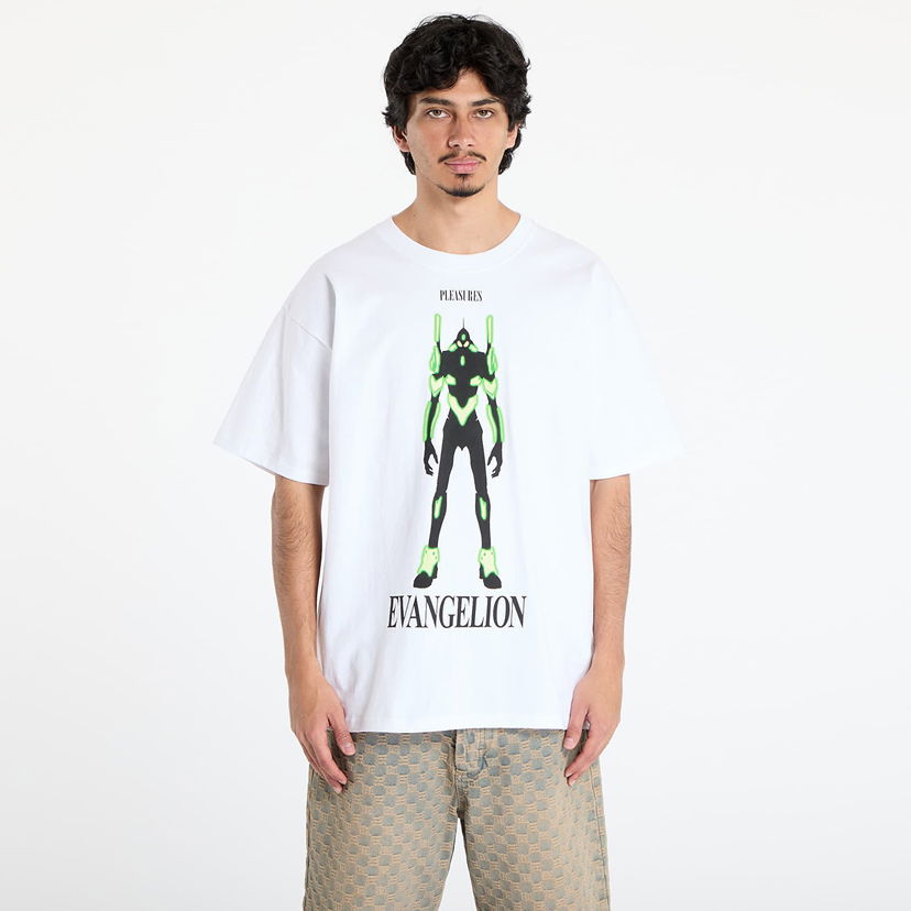 Majica kratkih rukava Pleasures PLEASURES Eva 1 Graphic T-Shirt Bijela | P25SU060 WHITE