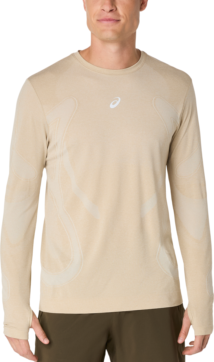 Majica kratkih rukava Asics Asics Road Seamless Long Sleeve Running Top Bež | 2011d356-100