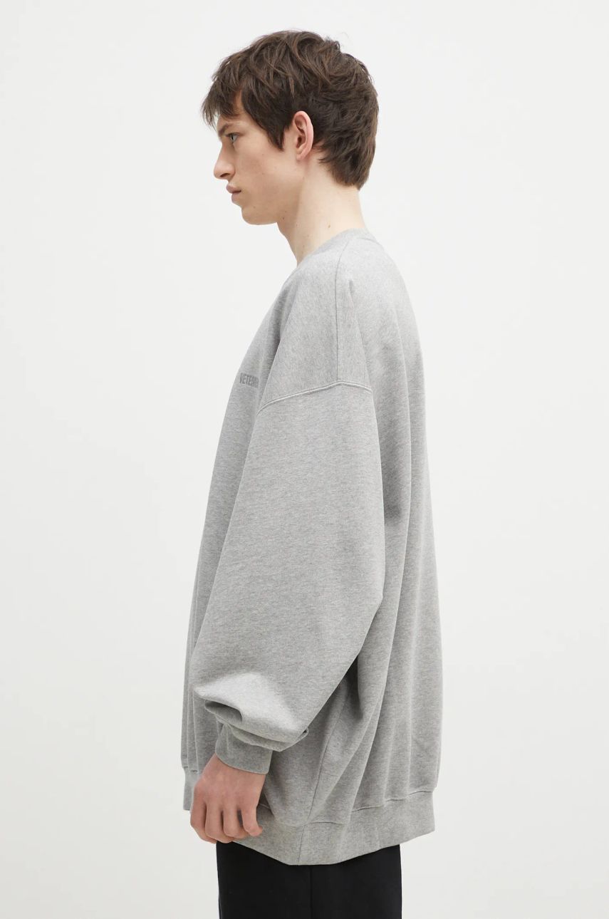 Dukserice VETEMENTS Embroidered Logo Oversized Sweatshirt Siva | UA66CW640G, 1