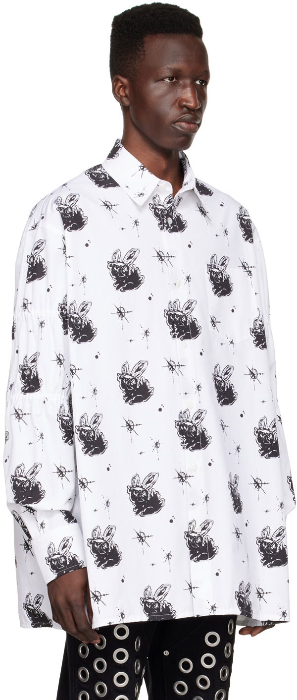 Košulja We11done Printed Cotton Shirt Bijela | WD-BL1-22-142-M-WH, 1