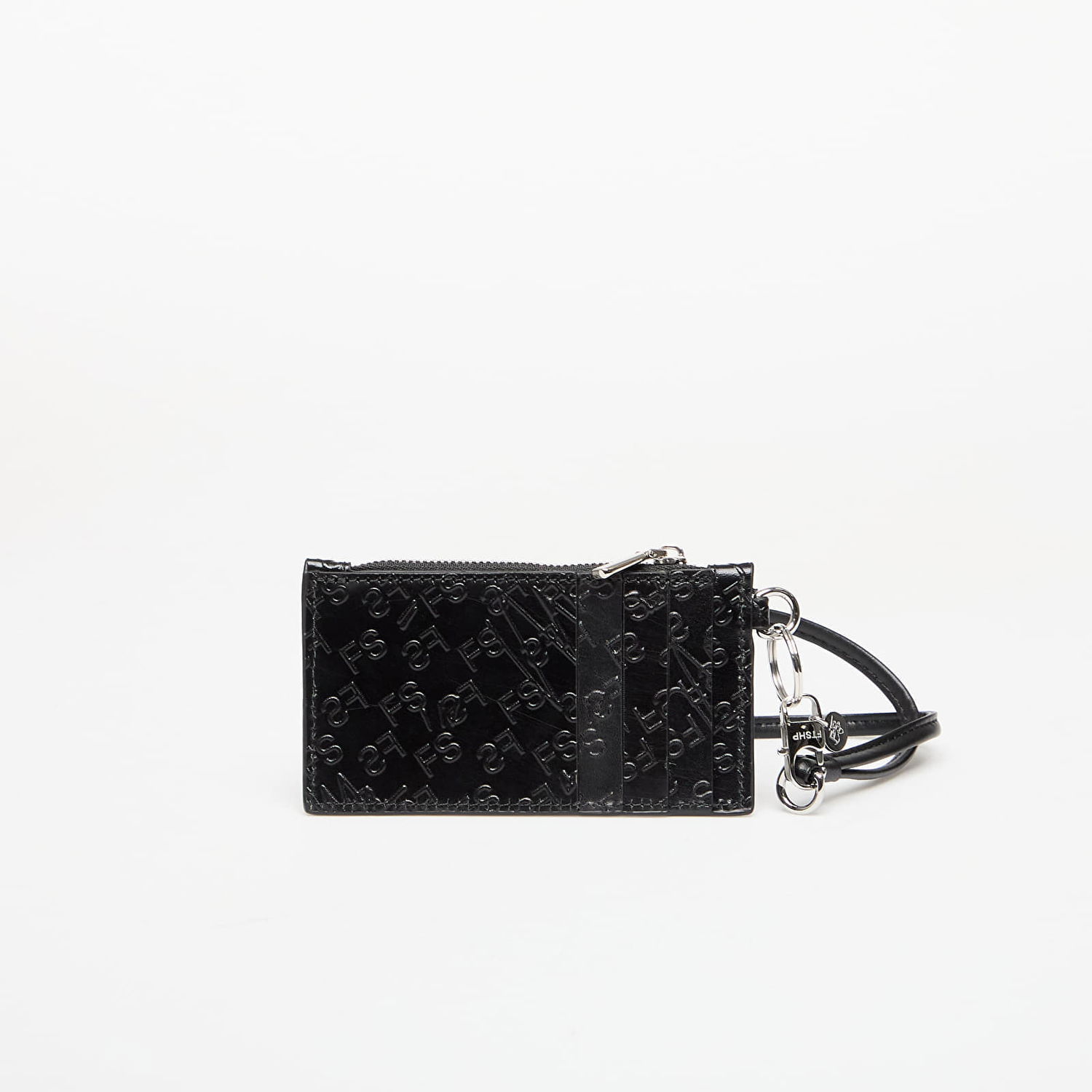 Novčanik Footshop FTSHP Leather Cardholder with Lanyard Crna | FTSHP_485, 0