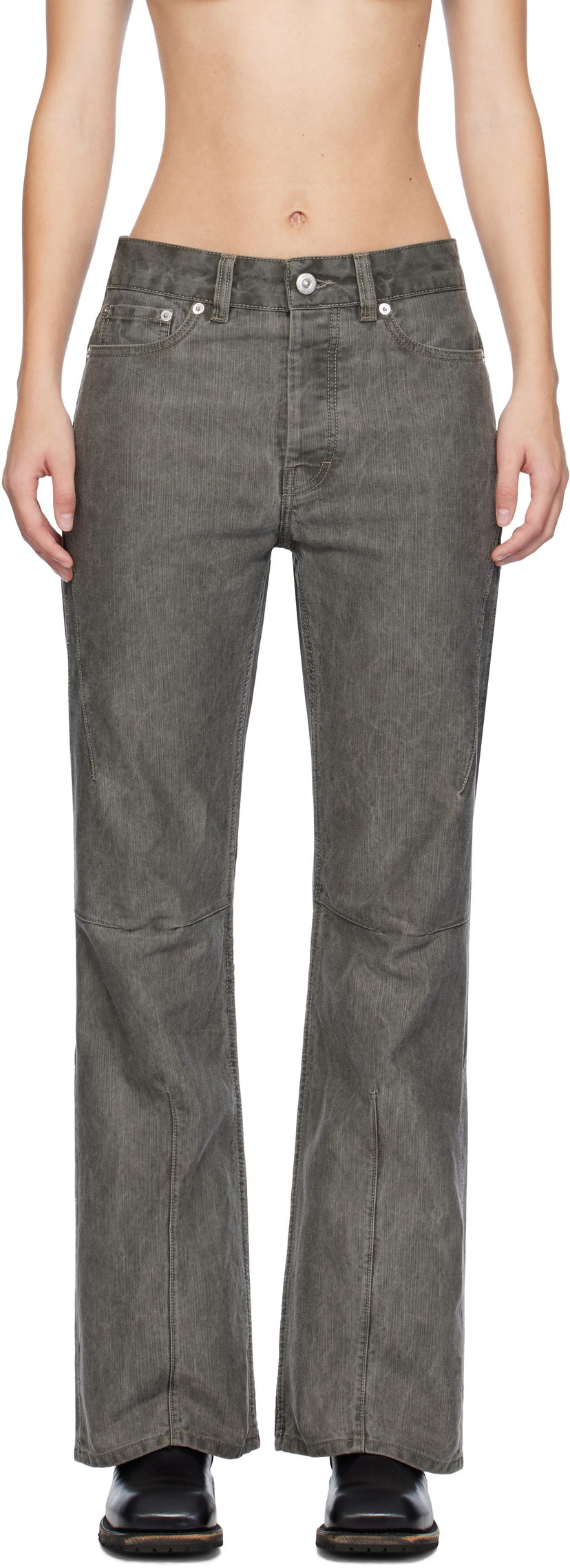 Jeans OUR LEGACY Our Legacy Moto Cut Jeans Siva | W4245MO