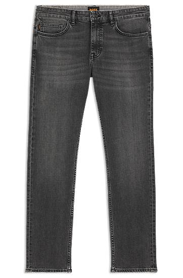 Jeans BOSS Delaware Slim-Fit Comfort-Stretch Jeans Siva | 50544635