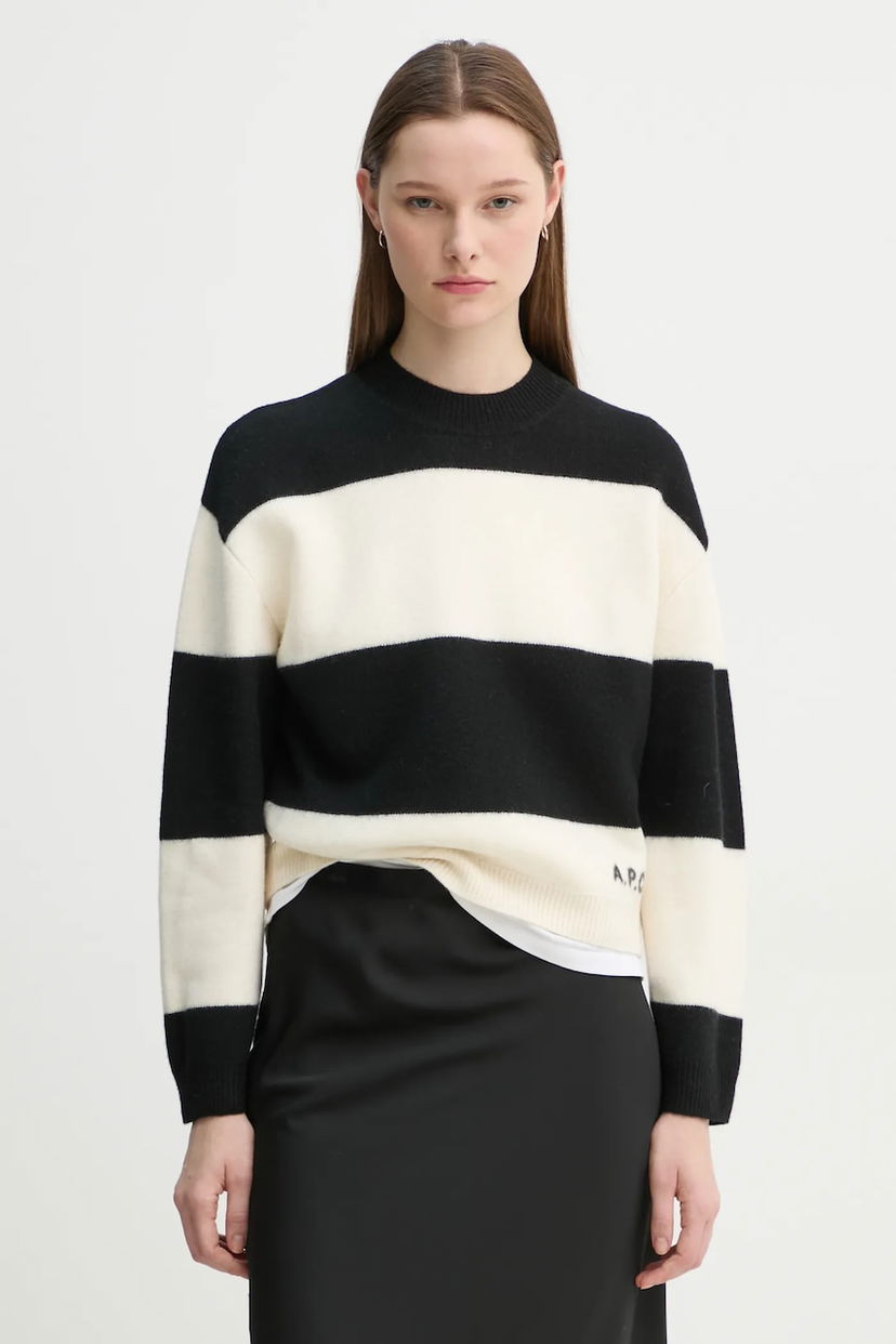 Džemper A.P.C. A.P.C. Pull Penny Striped Wool Sweater Višebojno | WVBDL.F23370