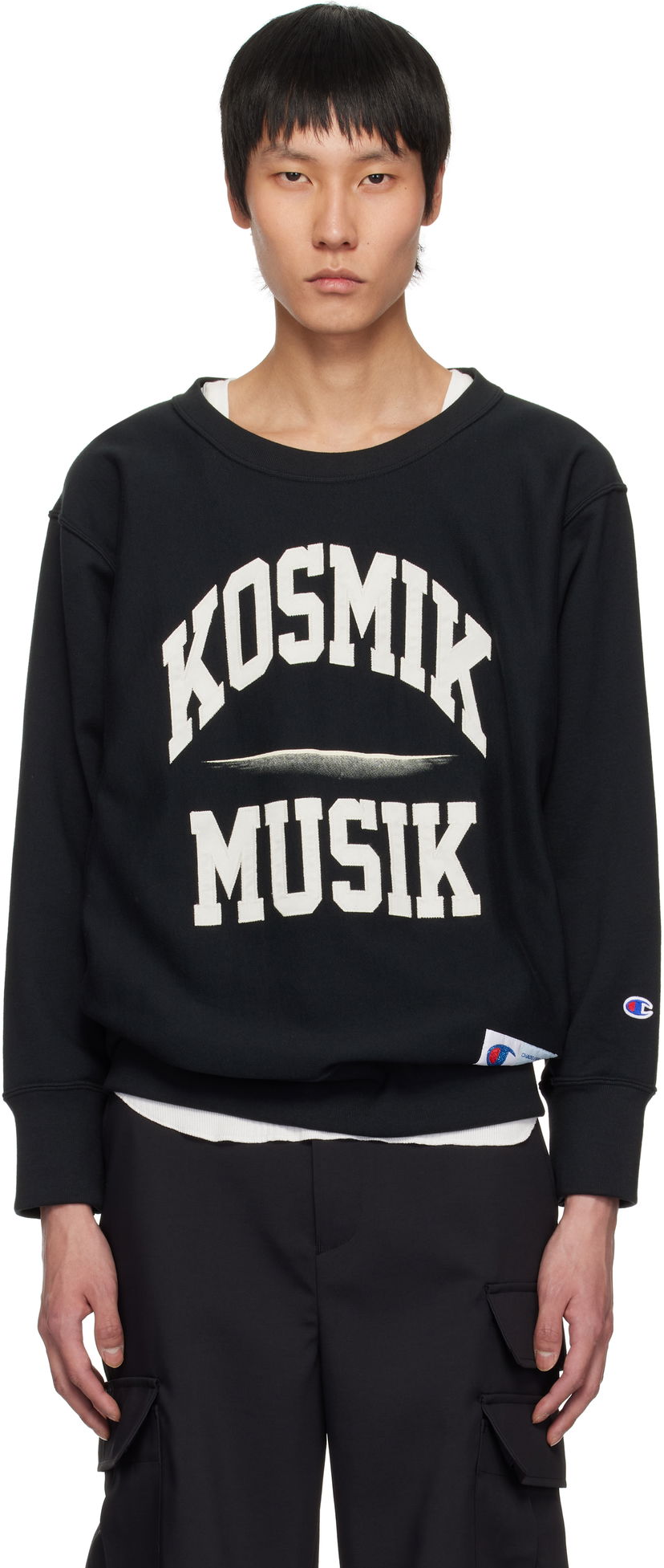 Dukserice UNDERCOVER Champion Edition Kosmik Musik Sweatshirt Crna | UC1E4809-2