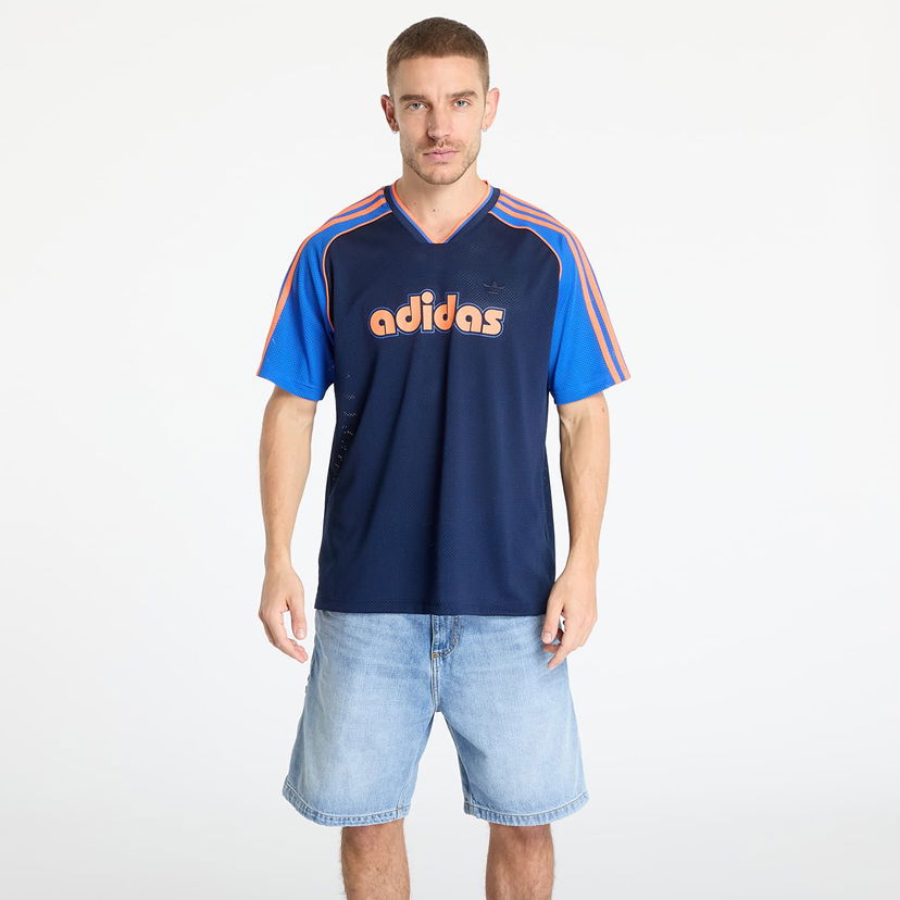 Dres adidas Originals adidas Jersey T-Shirt Tamnoplava | JD0812