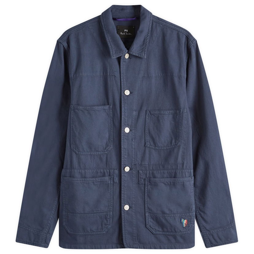 Jakna Paul Smith Paul Smith Zebra Chore Jacket, Size Large Tamnoplava | M2R-195X-P22319-47