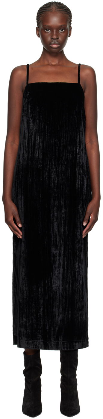 Haljina Loulou de Saison Loulou de Saison Etinas Maxi Dress Crna | ETINAS
