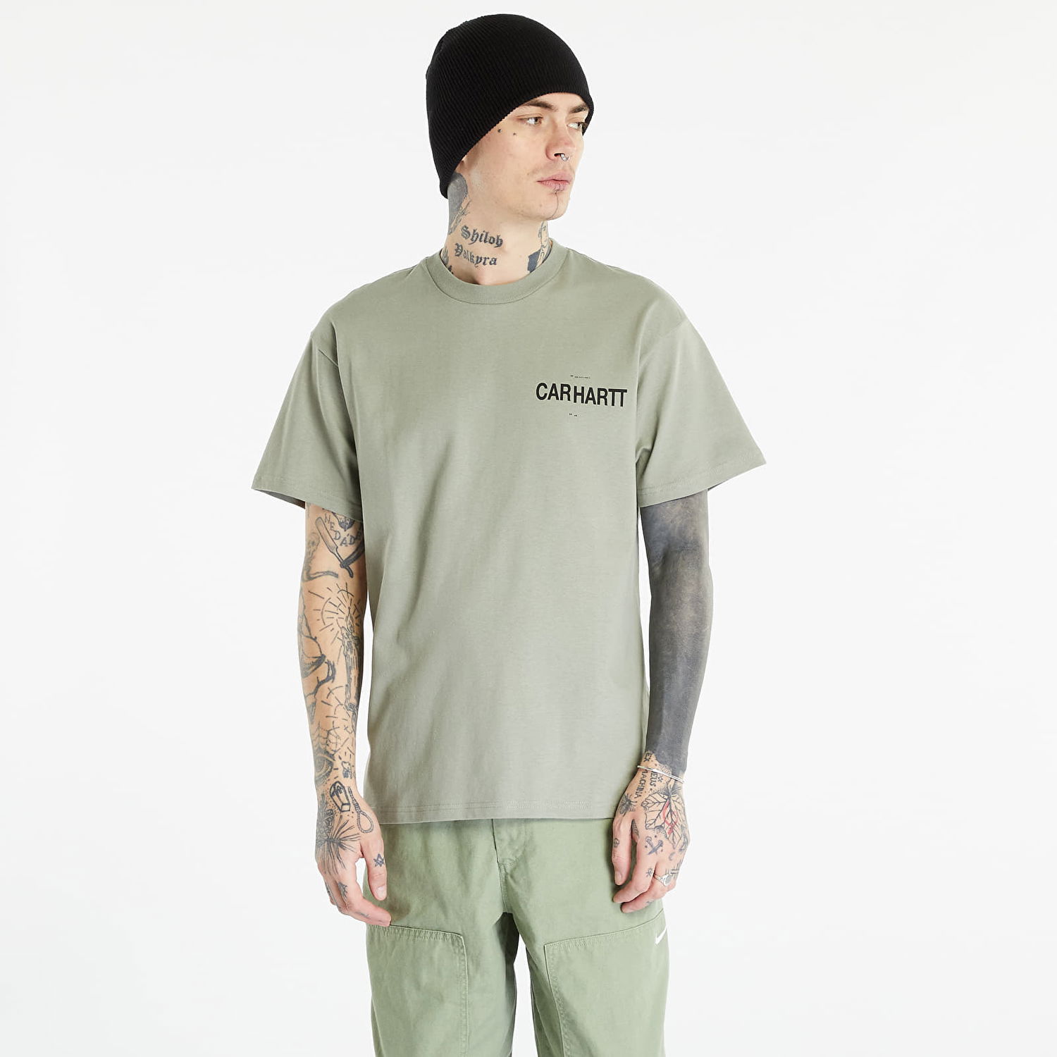 Majica kratkih rukava Carhartt WIP Fold-In Short Sleeve Tee UNISEX Yucca Zelena | I031781.1CTXX, 0