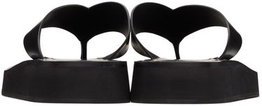 Odjeća The Row The Row Ginza Platform Flip-Flop Sandals Crna | F1159-L52, 1