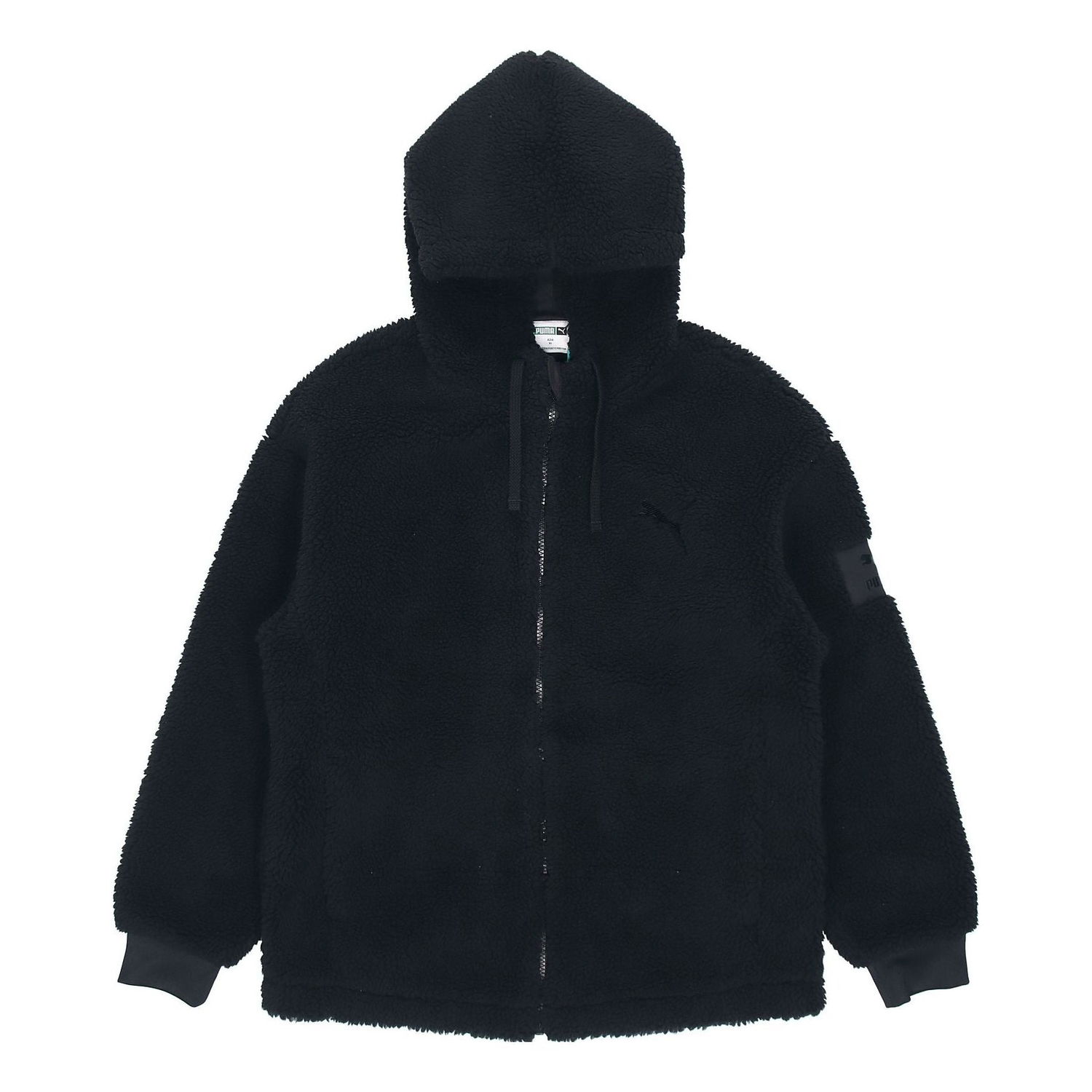 Dukserice Puma Lamb's Wool Hooded Stay Warm Windproof Logo Jacket Puma Crna | 535066-01, 0
