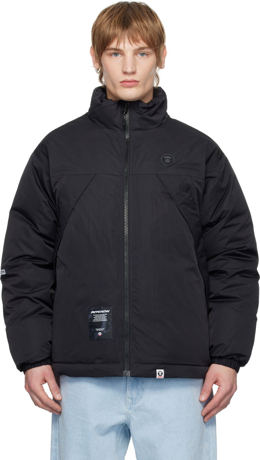 Pernata jakna AAPE by A Bathing Ape AAPE by A Bathing Ape 'AAPE NOW' Down Jacket Crna | AAPDNM7655XXNBKX