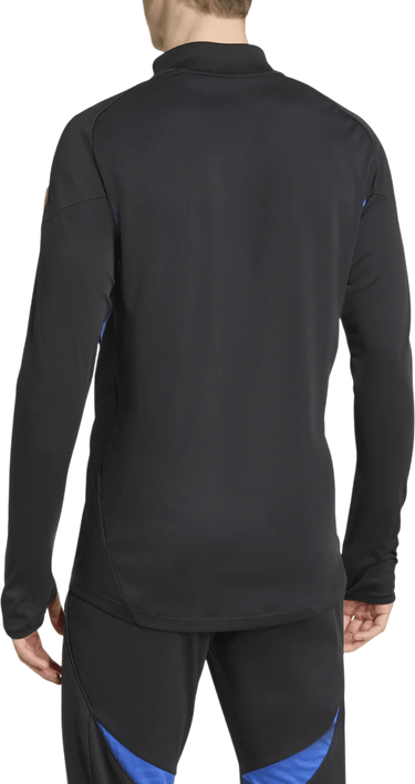 Dukserice adidas Originals Manchester United AEROREADY Quarter-Zip Long-Sleeve Training Top 2025/26 Crna | jp3143, 1