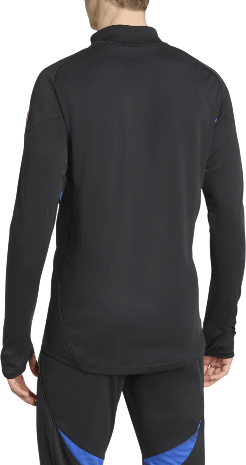 Dukserice adidas Originals Manchester United AEROREADY Quarter-Zip Long-Sleeve Training Top 2025/26 Crna | jp3143, 1