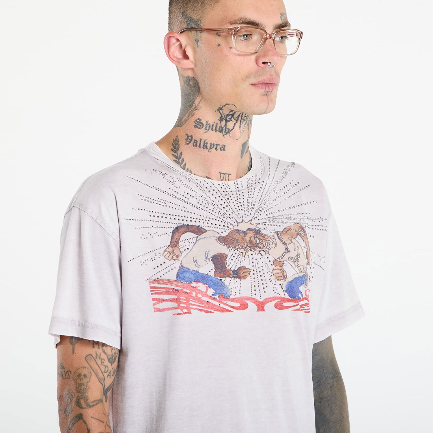 Majica kratkih rukava Diesel Diesel T-Norm-T15 Graphic T-Shirt Bijela | A19660_0PLBQ 9BZ, 1