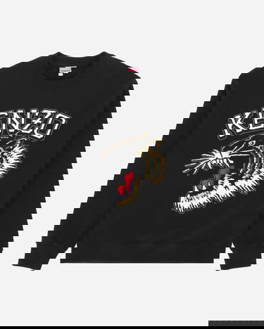 Džemper KENZO Tiger Varsity Jungle Crewneck Crna | FD65SW0494MF 99J, 6