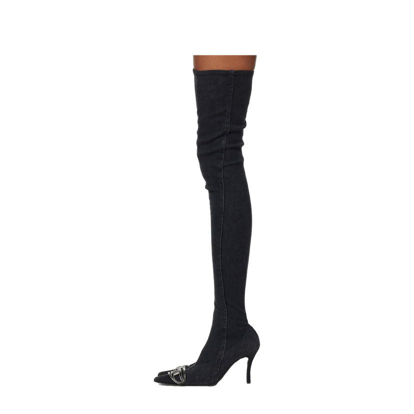 Tenisice i cipele Diesel D-Venus Tbt D Boots "Black" Crna | Y03316 P6078