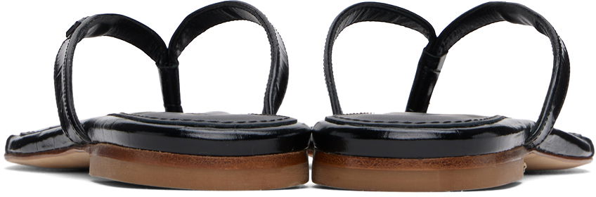 Dodaci Coperni Coperni Croco Slanted Flip-Flops Crna | COPSH54838, 1