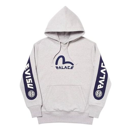 Dukserice Palace Palace x Evisu Logo Hoodie Siva | PAL-SS20-003
