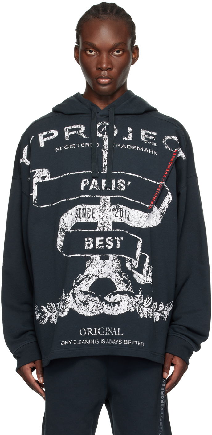 Dukserice Y/PROJECT 'Paris' Best' Pinched Logo Hoodie Crna | 204SH002