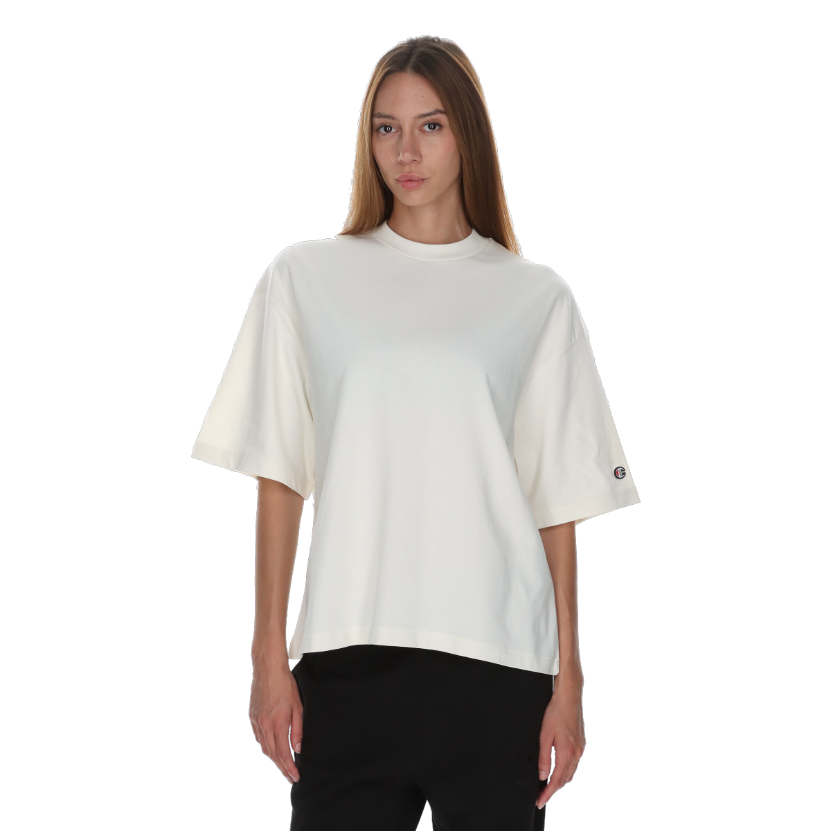 Majica kratkih rukava Champion Relaxed Fit Crewneck Short Sleeve T-Shirt Bež | 118586-WW005, 0