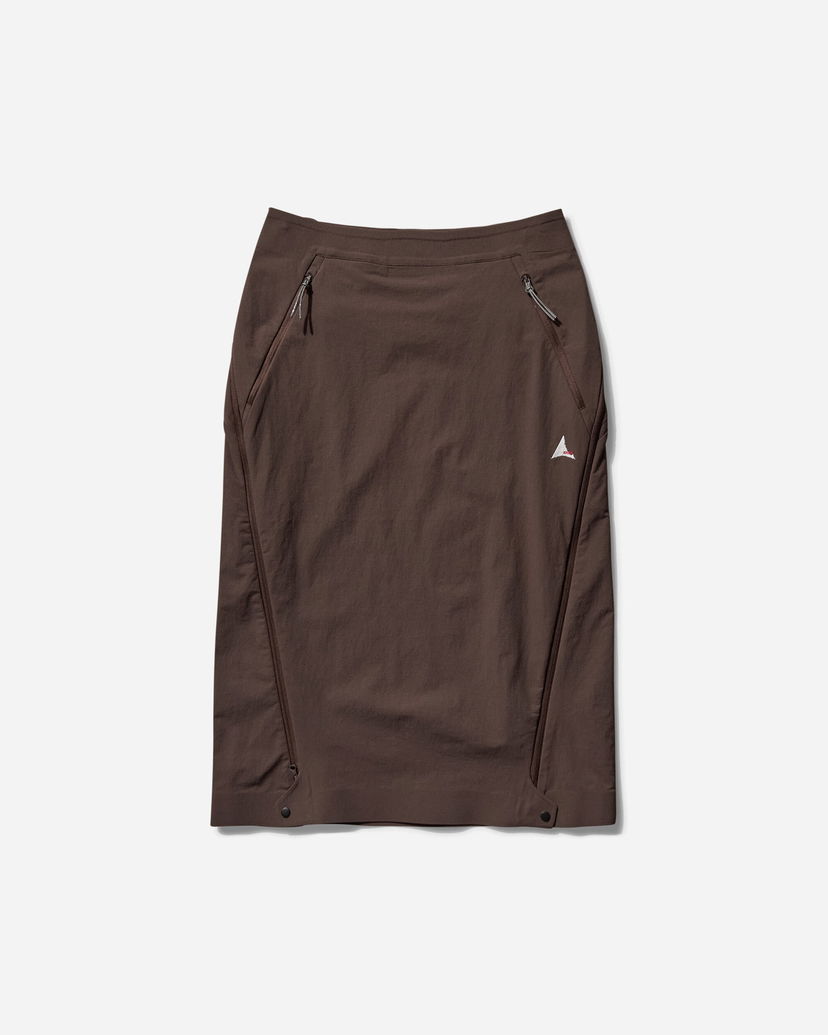 Suknja ROA Y Zip Skirt Smeđa | RBWW019FA10 BRW0003