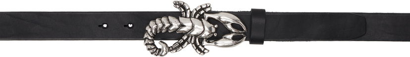 Pojasevi OUR LEGACY Our Legacy Scorpion Leather Belt Crna | A2258SOB