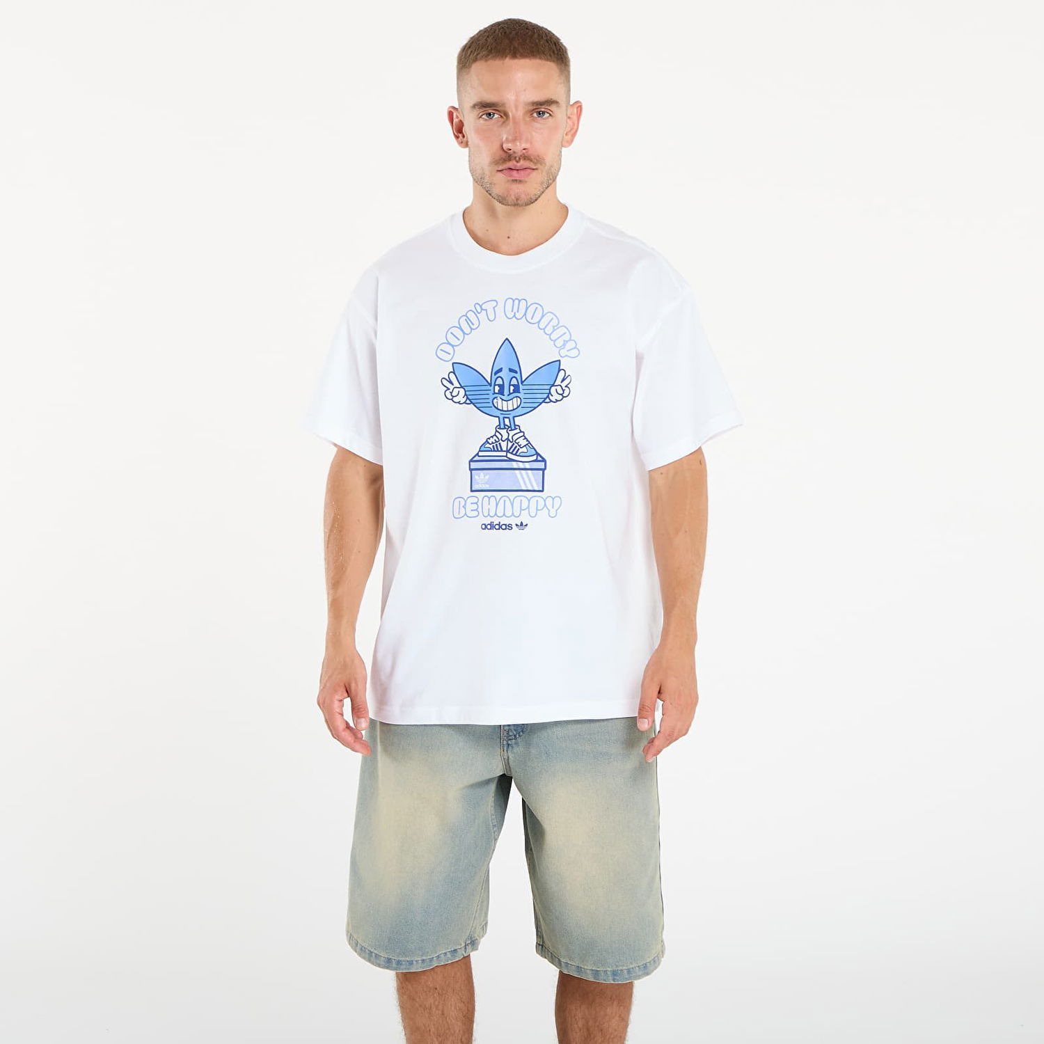 Majica kratkih rukava adidas Originals adidas Treffy Smile Graphic T-Shirt Bijela | KT2971, 0