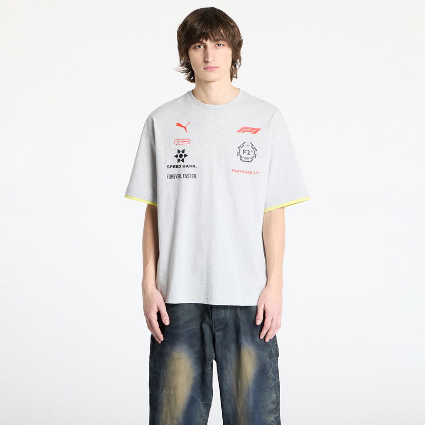 Majica kratkih rukava Puma F1 Racing Tee Siva | 63224501