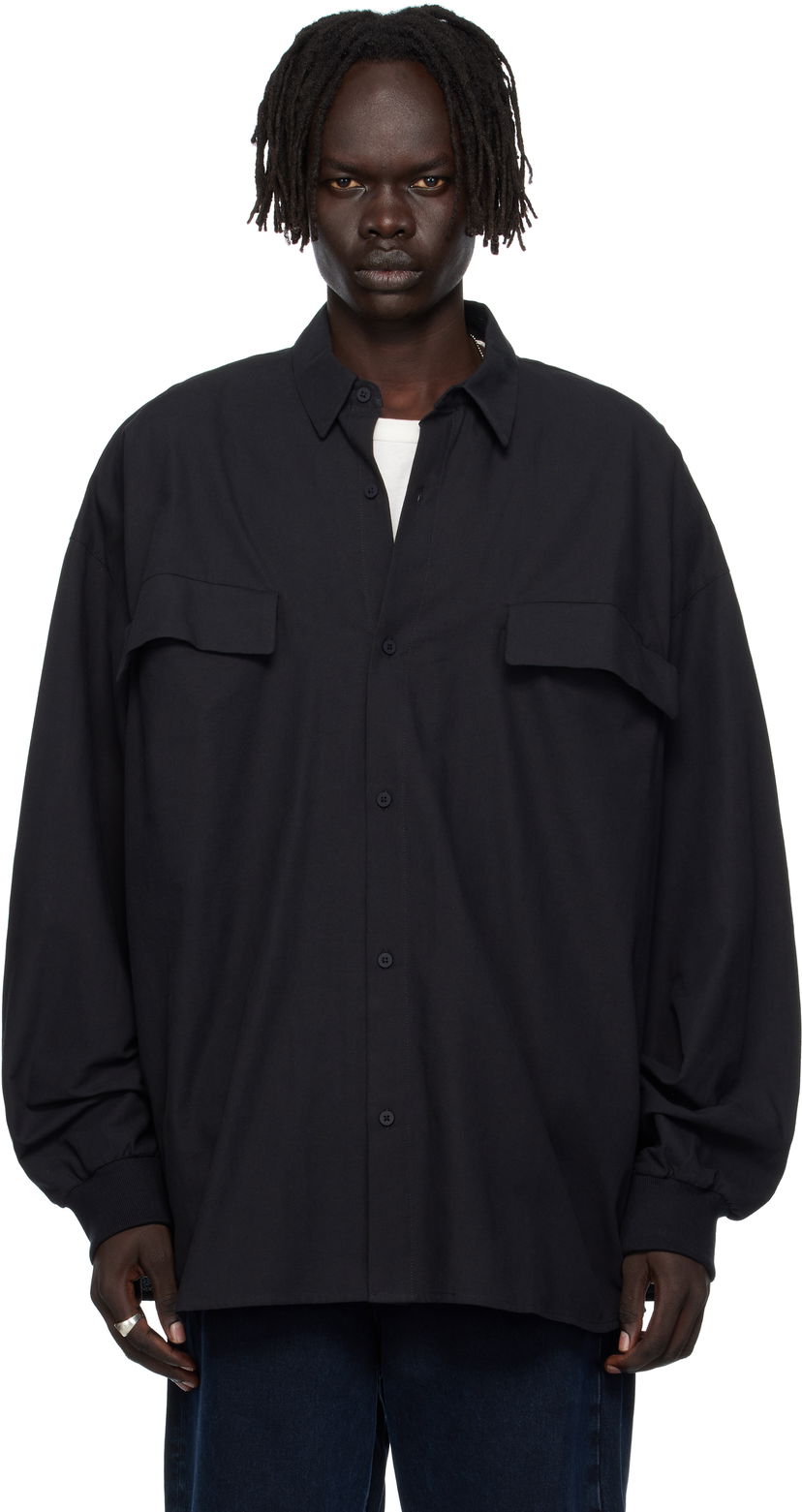 Košulja Fear of God Fear of God ESSENTIALS Oxford Shirt Crna | 186SP254420F