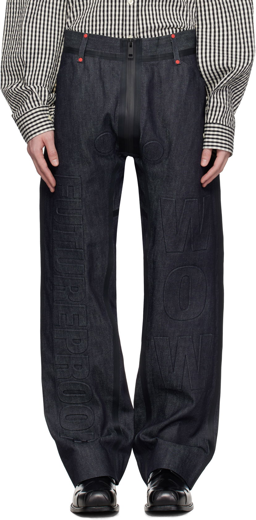 Jeans Walter Van Beirendonck Walter Van Beirendonck G-Star Edition Futureproof WOW Jeans Plava | D26531