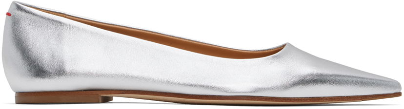 Odjeća Aeyde Aeyde Cassy Ballerina Flats Metalik | A11-FL-SNDP8 FL130-FW24-920-007