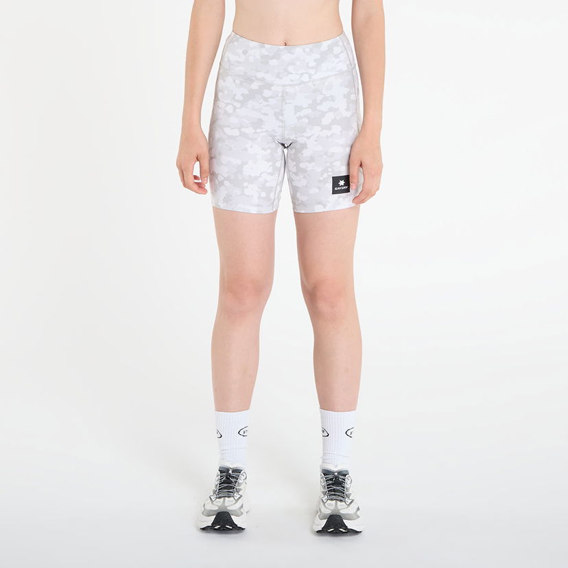 Kratke hlače Saysky Camo Combat+ Short Tights 7" AOP Bijela | OWRST30C1049
