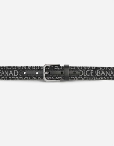 Pojasevi Dolce & Gabbana Dolce & Gabbana Printed Nylon Belt Crna | EC0055AN579HNXCI, 2