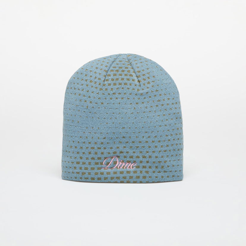 Kapica Dime Pixel Skully Beanie Stone Blue Universal Plava | DIMEFA2458BLU