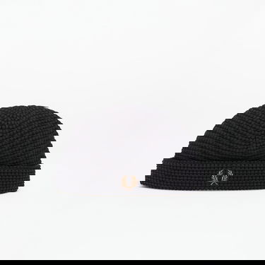 Kapica Fred Perry Fred Perry Waffle Beanie Crna | C1137 102, 0