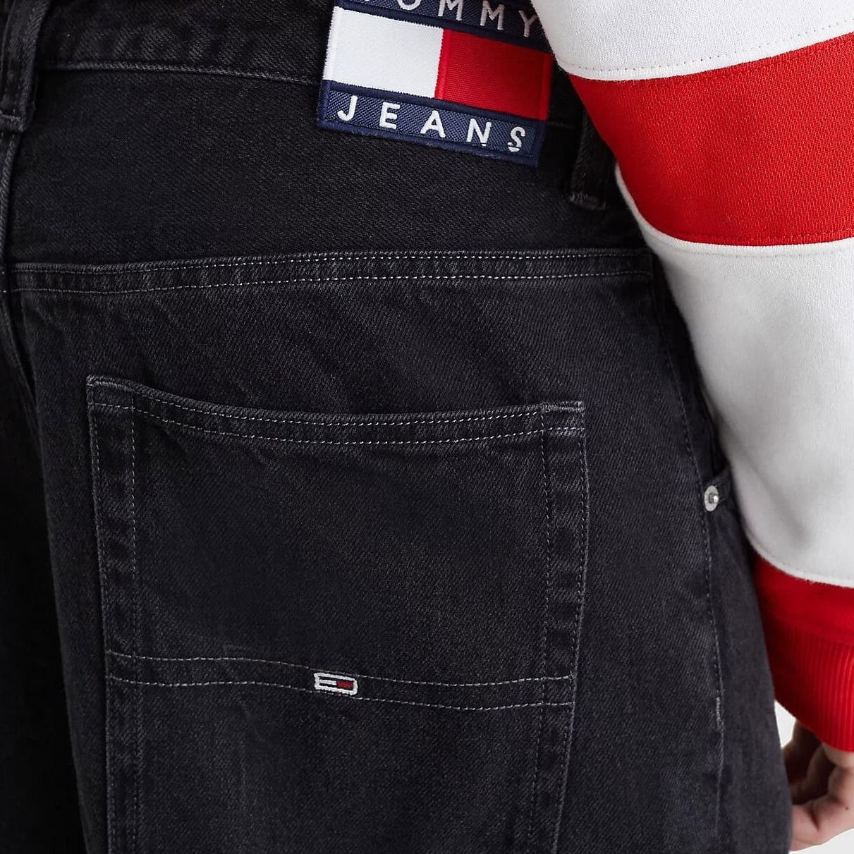 Jeans Tommy Hilfiger Aiden Baggy Pants Crna | DM0DM14827 1BZ, 1