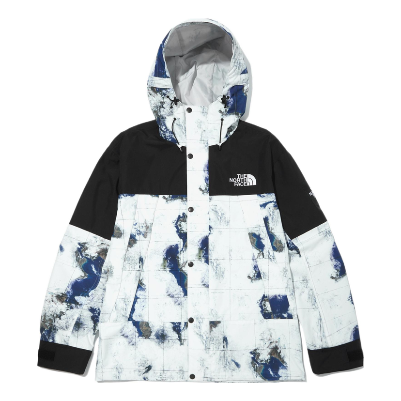 Parka The North Face Men's Printed Mountain Jacket Bijela | NJ3BN00N