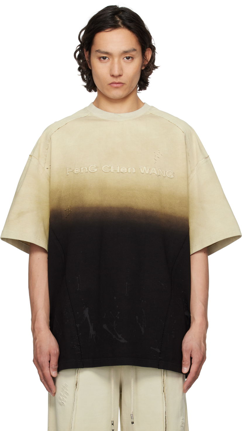 Majica kratkih rukava Feng Chen Wang Feng Chen Wang Gradient T-Shirt Bež | FUS19TS01