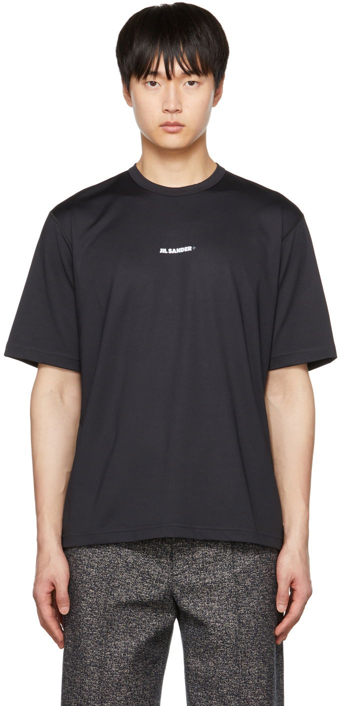 Majica kratkih rukava Jil Sander Bonded Relaxed Fit T-Shirt Crna | J47GC0023_J70031