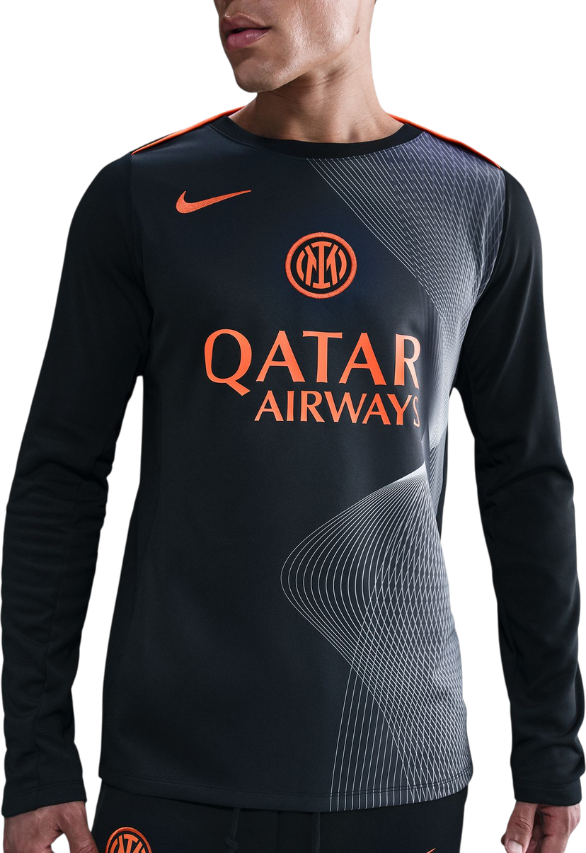 Dres Nike Dri-FIT Long-Sleeve Shirt Inter Milan Total 90 Academy Pro Third 2025/26 Crna | hm3743-010