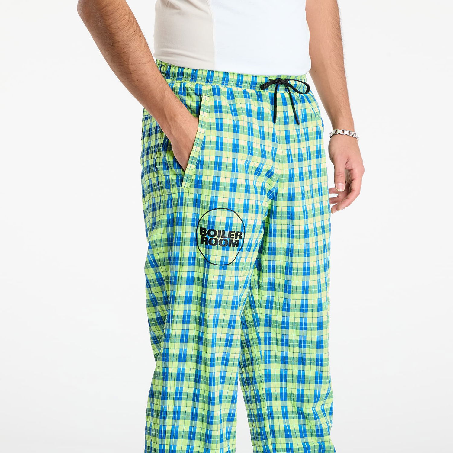 Trenirka Pleasures Plaid Practice Track Pants Višebojno | P25F002-NEON, 1