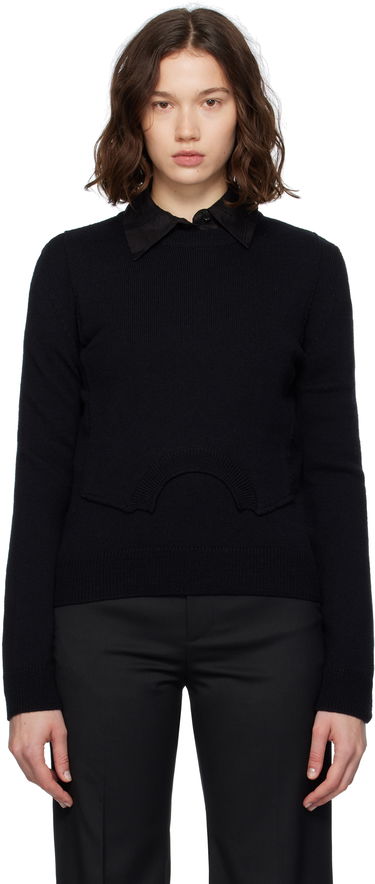 Džemper Maison Margiela MM6 Maison Margiela Wool Knit Sweater Crna | S52HL0044 M13139, 0