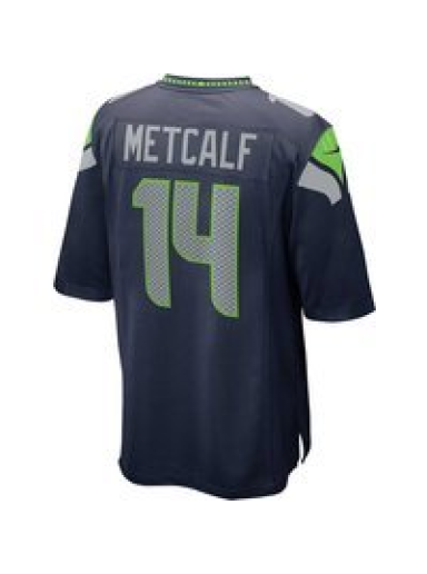 Dres Nike NFL Home Game Jersey Seattle Seahawks DK Metcalf 14 Crna | 67NM-SSGH-78F-2NM