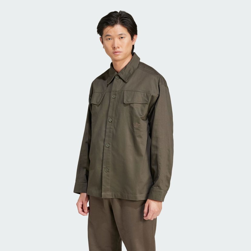 Košulja adidas Performance Essentials Workwear Overshirt Zelena | JD3343