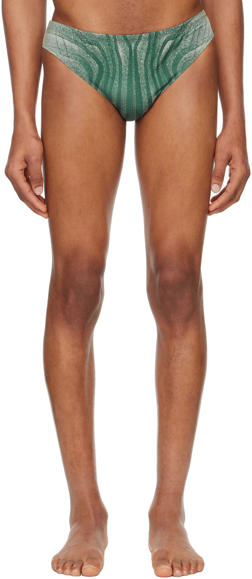 Kupaći kostimi Jean Paul Gaultier Jean Paul Gaultier 'The Spirale' Swim Briefs Zelena | 25/34-H-SV060-J587-0351