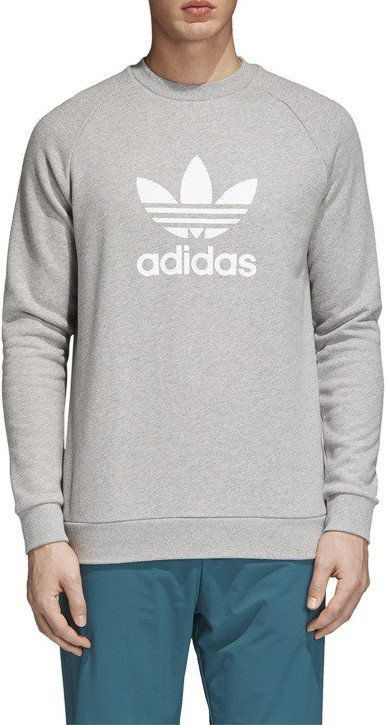 Dukserice adidas Originals Trefoil Crewneck Sweatshirt Siva | cy4573