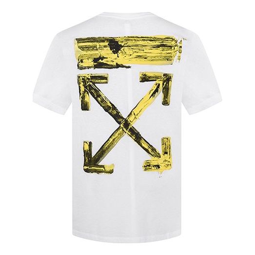 Majica kratkih rukava Off-White Off-White Arrow Print Oversized T-Shirt Bijela | OMAA038F191850100160